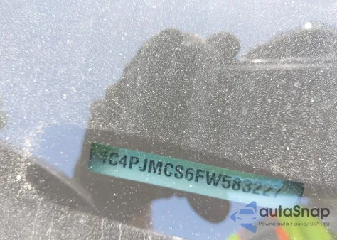 2015 Jeep Cherokee Latitude z USA, uszkodzony, nr VIN 1C4PJMCS6FW583227